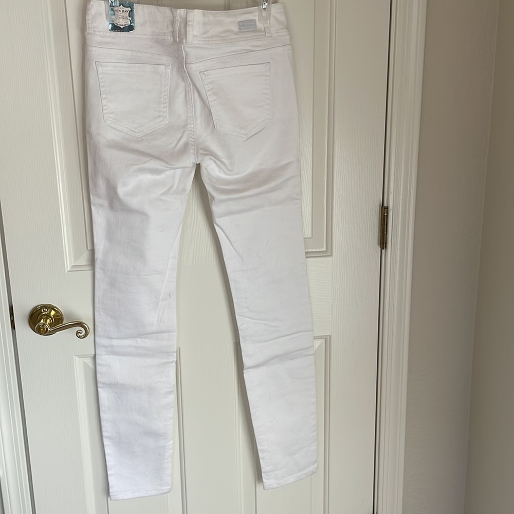 Size 7 long white wax jeans - Picture 3 of 4